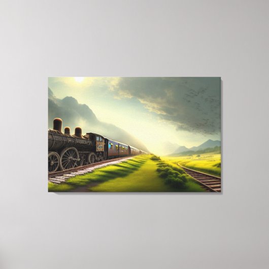 Dampflokomotive Canvas Print Leinwanddruck (Vorderseite)