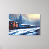 Dampflokomotive Canvas Print Leinwanddruck (Vorderseite)