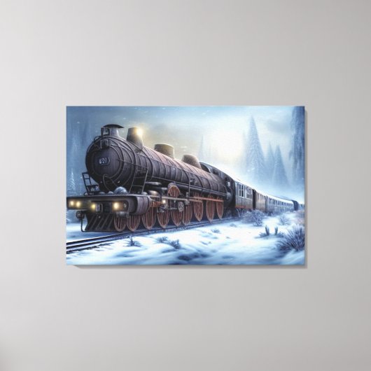 Dampflokomotive Canvas Print Leinwanddruck (Vorderseite)