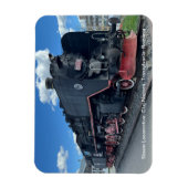 Dampflokomotive, Cluj-Napoca, Rumänien, auf einer Magnet (Vertikal)