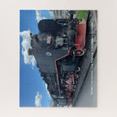 Dampflokomotive, Cluj-Napoca, Rumänien, auf einer Puzzle (Vertikal)