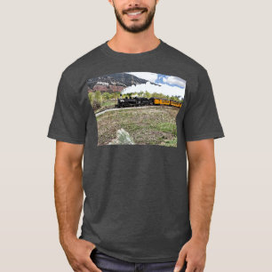 Dampflokomotive Durango und Silverton Eisenbahn T-Shirt