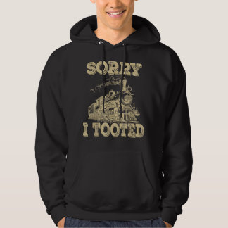 Dampflokomotive Eisenbahn T-Shirt-Train Enthusiast Hoodie