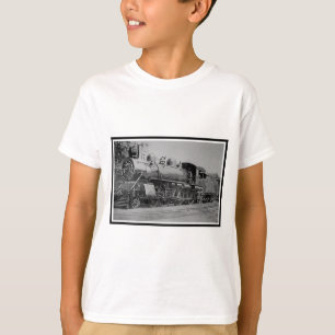 Dampflokomotive Eisenbahn Zug im Vintage-Stil T-Shirt