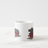 Dampflokomotive Espressotasse (Vorderseite)