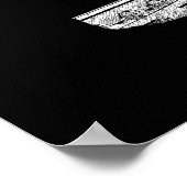 Dampflokomotive Flying Scotsman. 1923 LNER Zug Poster (Ecke)