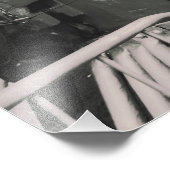 Dampflokomotive Fotodruck (Ecke)