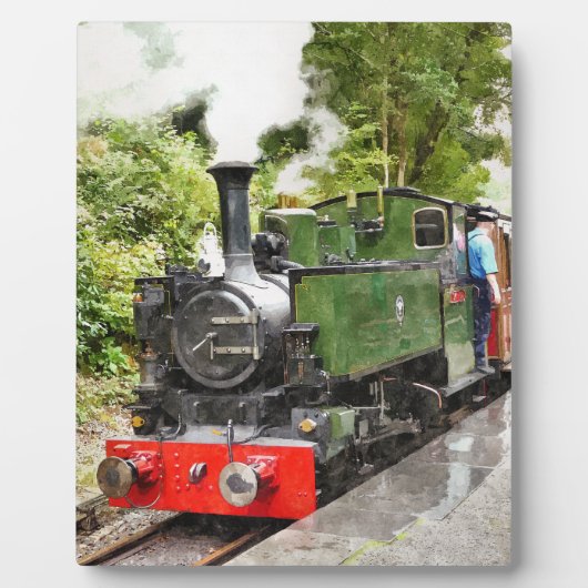 DAMPFLOKOMOTIVE FOTOPLATTE (Vorderseite)