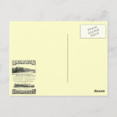 Dampflokomotive-Gebirgsart Baldwin 1924 Postkarte (Rückseite)