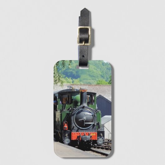 DAMPFLOKOMOTIVE  GEPÄCKANHÄNGER (Vorderseite Vertikal)