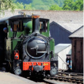 DAMPFLOKOMOTIVE  GEPÄCKANHÄNGER