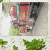 DAMPFLOKOMOTIVE GESCHIRRTUCH (Gefaltet)