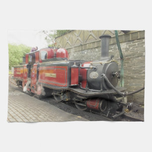 DAMPFLOKOMOTIVE GESCHIRRTUCH