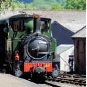 DAMPFLOKOMOTIVE GESCHIRRTUCH