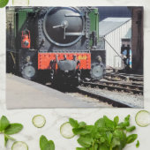 DAMPFLOKOMOTIVE GESCHIRRTUCH (Gefaltet)