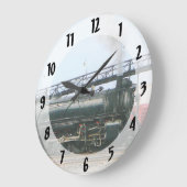 Dampflokomotive Große Wanduhr (Winkel)