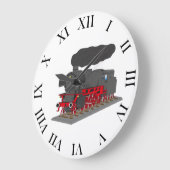 Dampflokomotive Große Wanduhr (Winkel)