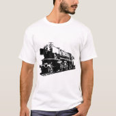 Dampflokomotive - Hoher Kontrast T-Shirt (Vorderseite)