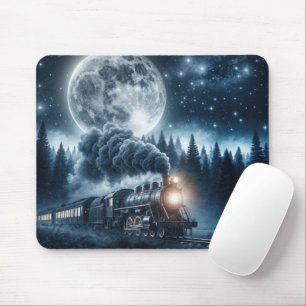 Dampflokomotive im Vintage-Stil Mousepad