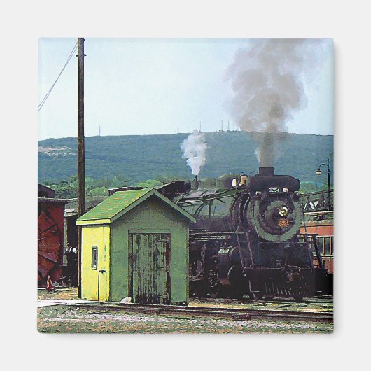 Dampflokomotive in Zugbahnhof Magnet (Vorne)