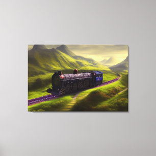 Dampflokomotive Leinwanddruck