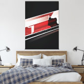 Dampflokomotive Leinwanddruck (Insitu (Schlafzimmer))