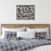 DAMPFLOKOMOTIVE LEINWANDDRUCK (Insitu (Schlafzimmer))