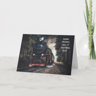 Dampflokomotive Lover Hill Geburtstag Karte