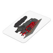 Dampflokomotive Magnet (Linke Seite)