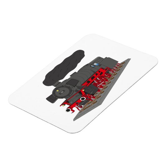 Dampflokomotive Magnet (Linke Seite)