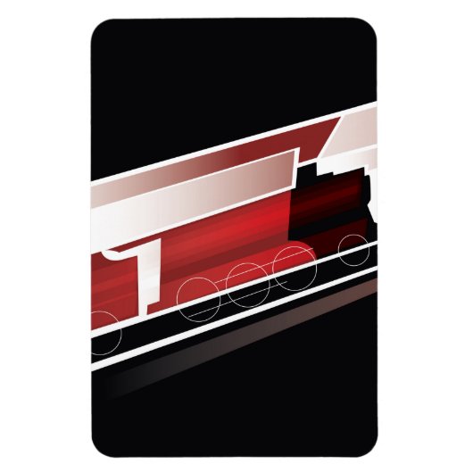 Dampflokomotive Magnet (Vertikal)