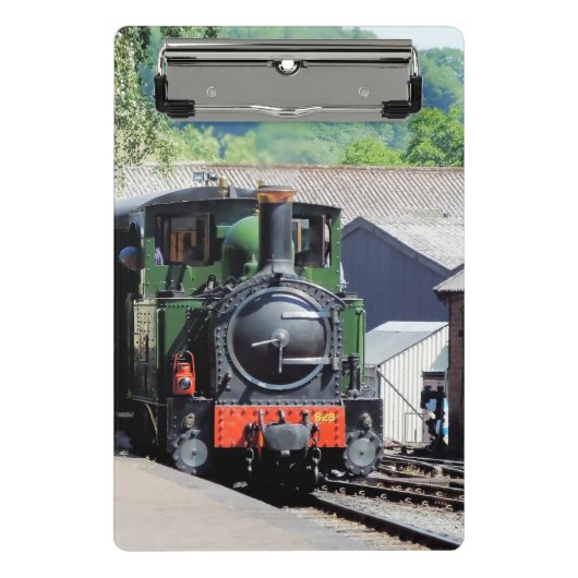 DAMPFLOKOMOTIVE MINI KLEMMBRETT (Vorderseite)