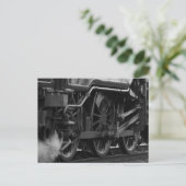 Dampflokomotive Motor Geschenke Postkarte (Stehend Vorderseite)