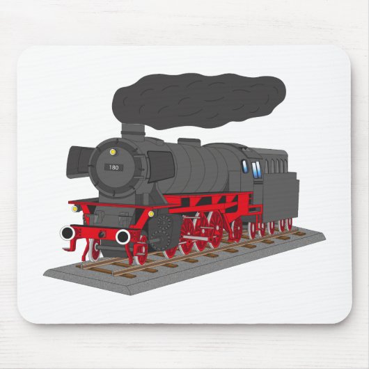 Dampflokomotive Mousepad (Vorne)