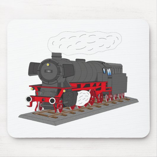 Dampflokomotive Mousepad (Vorne)