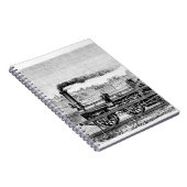 Dampflokomotive Notizblock (Rechte Seite)