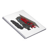 Dampflokomotive Notizblock (Rechte Seite)