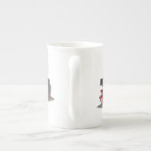 Dampflokomotive Porzellantasse (Rückseite)