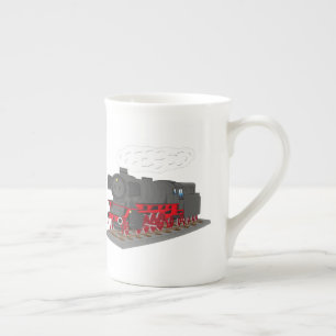 Dampflokomotive Porzellantasse