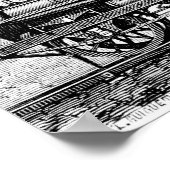 Dampflokomotive Poster (Ecke)