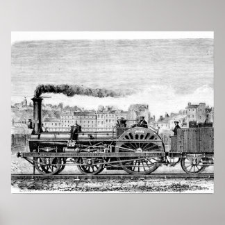 Dampflokomotive Poster