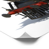 Dampflokomotive Poster (Ecke)