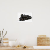 Dampflokomotive Poster (Küche)