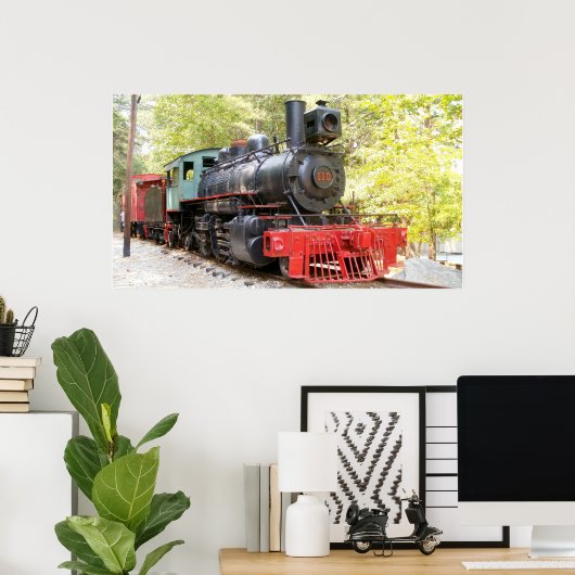 Dampflokomotive Poster (Heimbüro)