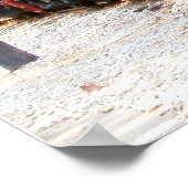 Dampflokomotive Poster (Ecke)