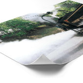 Dampflokomotive Poster (Ecke)