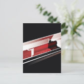 Dampflokomotive Postkarte (Stehend Vorderseite)