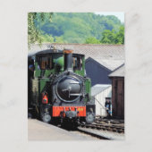 DAMPFLOKOMOTIVE POSTKARTE (Vorderseite)