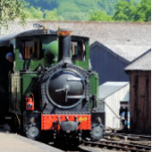 DAMPFLOKOMOTIVE POSTKARTE