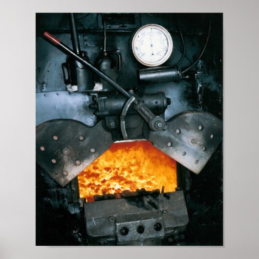 Dampflokomotive Print, höchste Qualität Poster (Vorne)